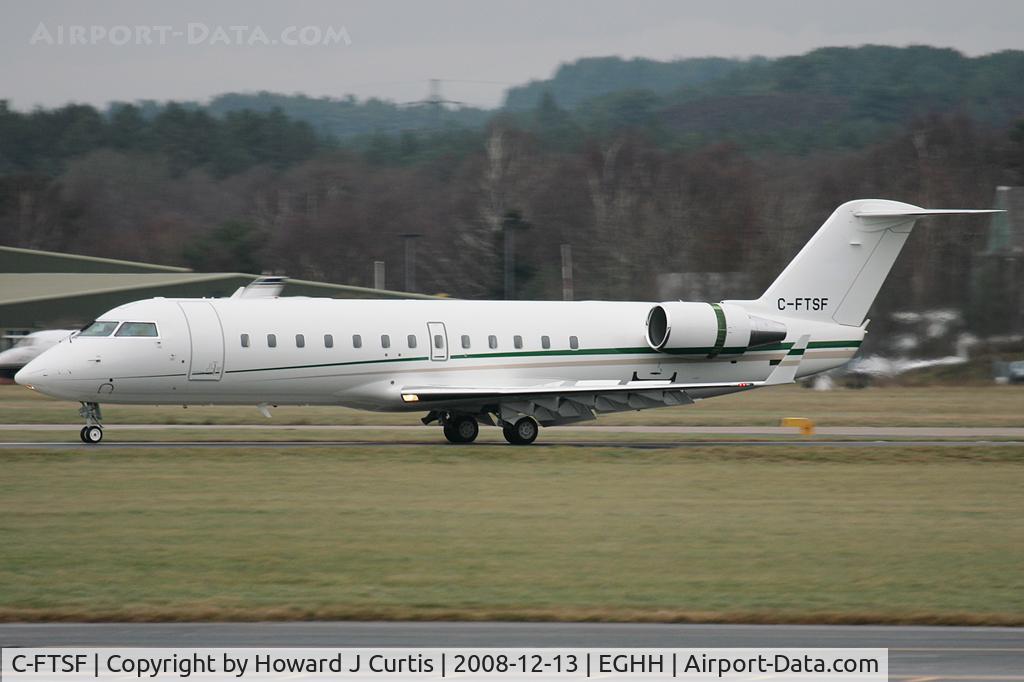 C-FTSF, 2008 Bombardier Challenger 850 (CL-600-2B19) C/N 8091, Corporate