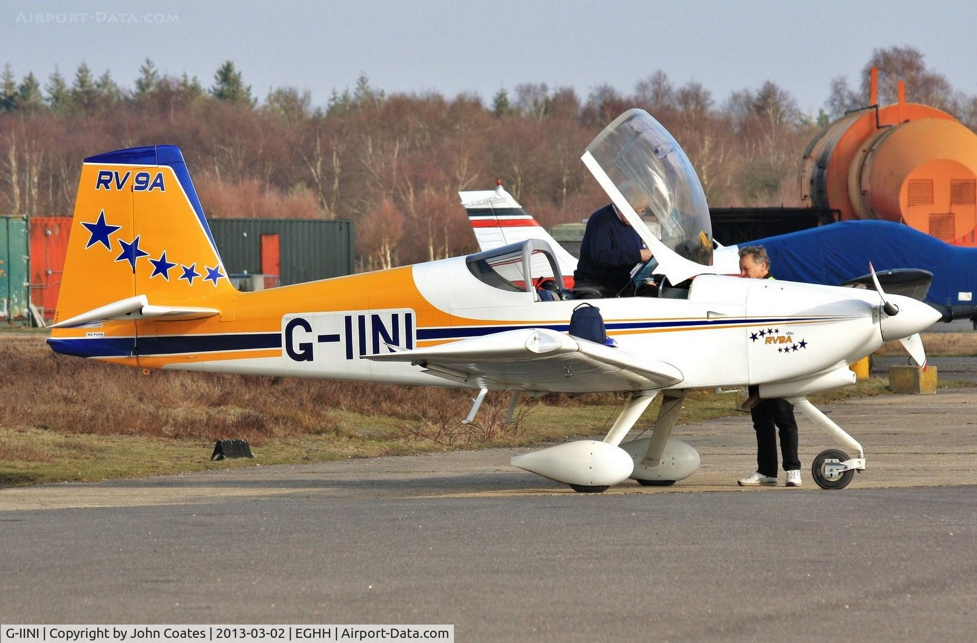 G-IINI, 2004 Vans RV-9A C/N PFA 320-13781, New resident just arrived at BHL