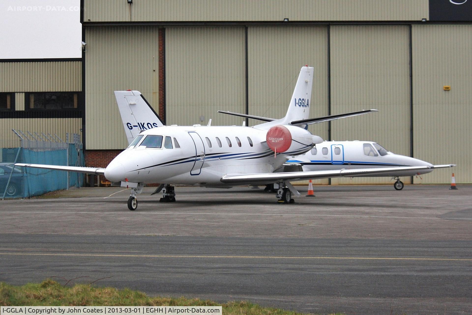 I-GGLA, 2009 Cessna 560XL Citation Excel C/N 560-6044, Parked at CSE