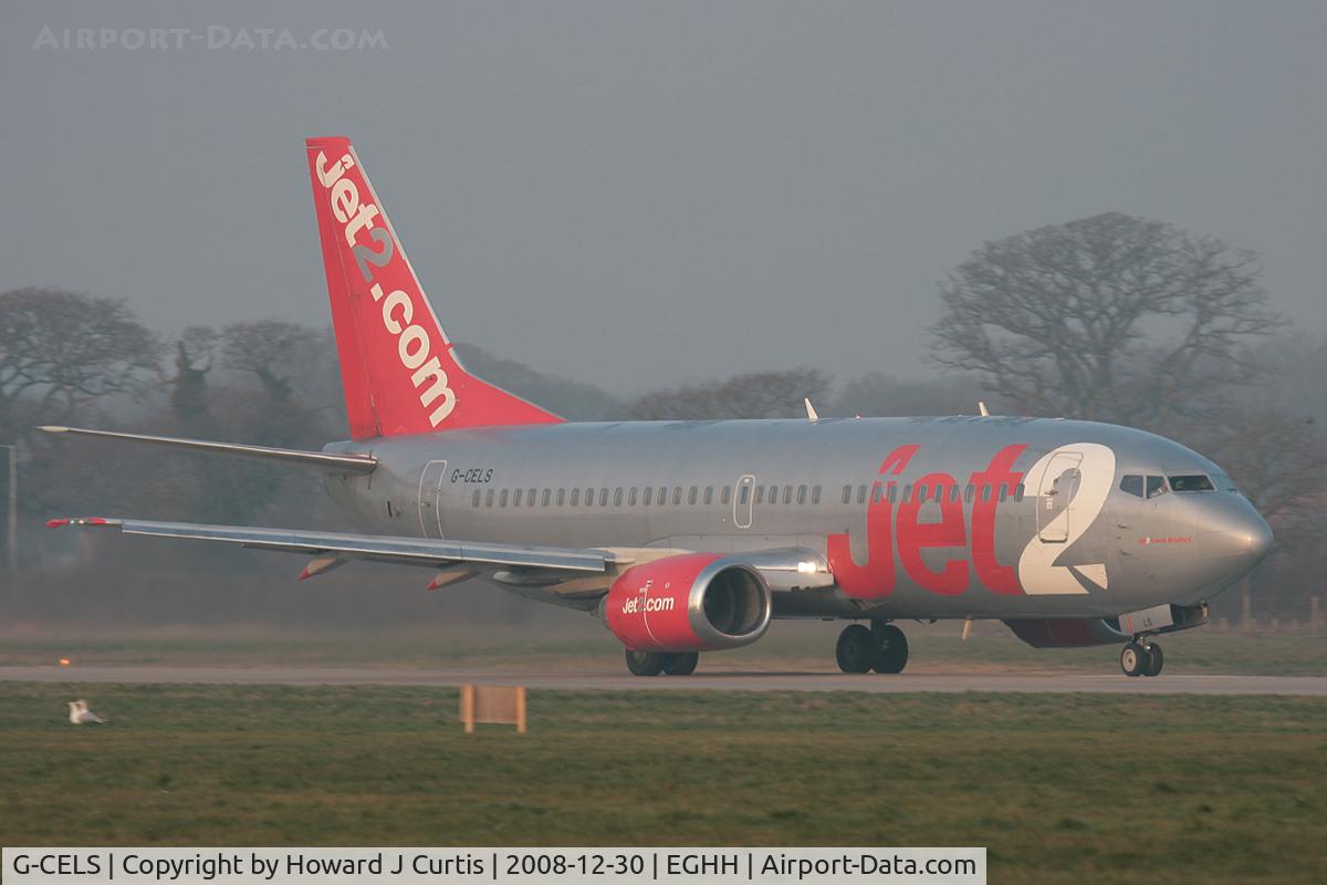 G-CELS, 1986 Boeing 737-377 C/N 23660, Jet2, caught on departure.