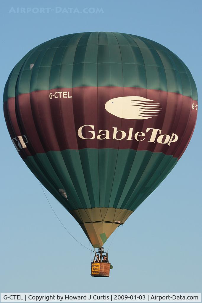 G-CTEL, 1996 Cameron Balloons N-90 C/N 3933, Gable Top. At the Icicle Balloon Meet, Savernake.