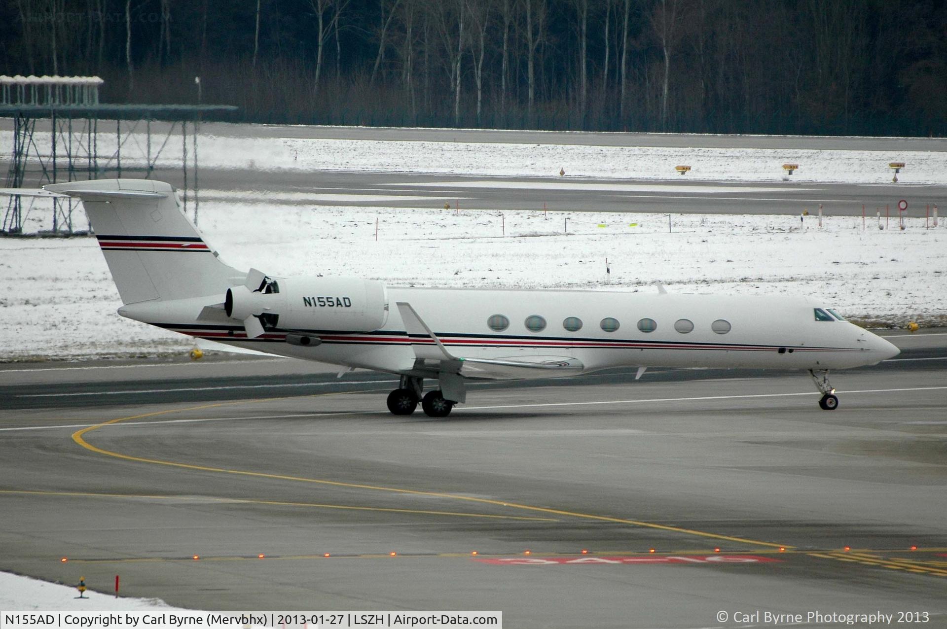 N155AD, 2003 Gulfstream Aerospace V-SP G550 C/N 5029, Taken from the Spectator Terrace.
