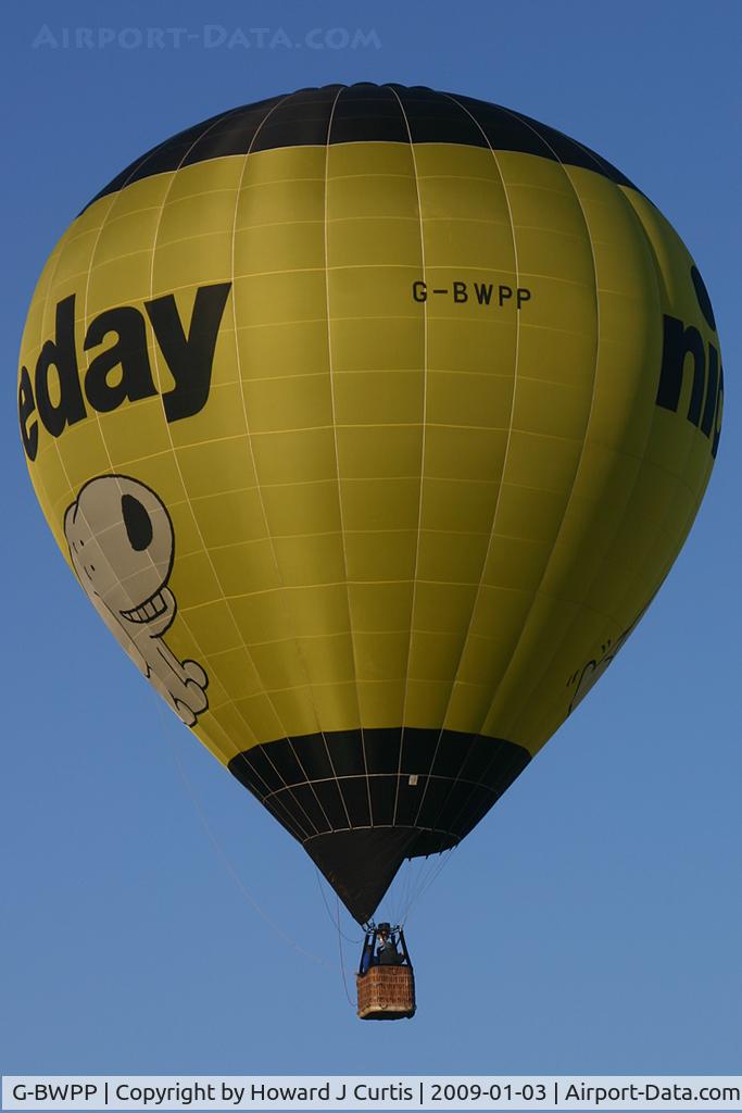 G-BWPP, 1996 Sky Balloons SKY 105-24 C/N 031, Niceday. At the Icicle Balloon Meet, Savernake.