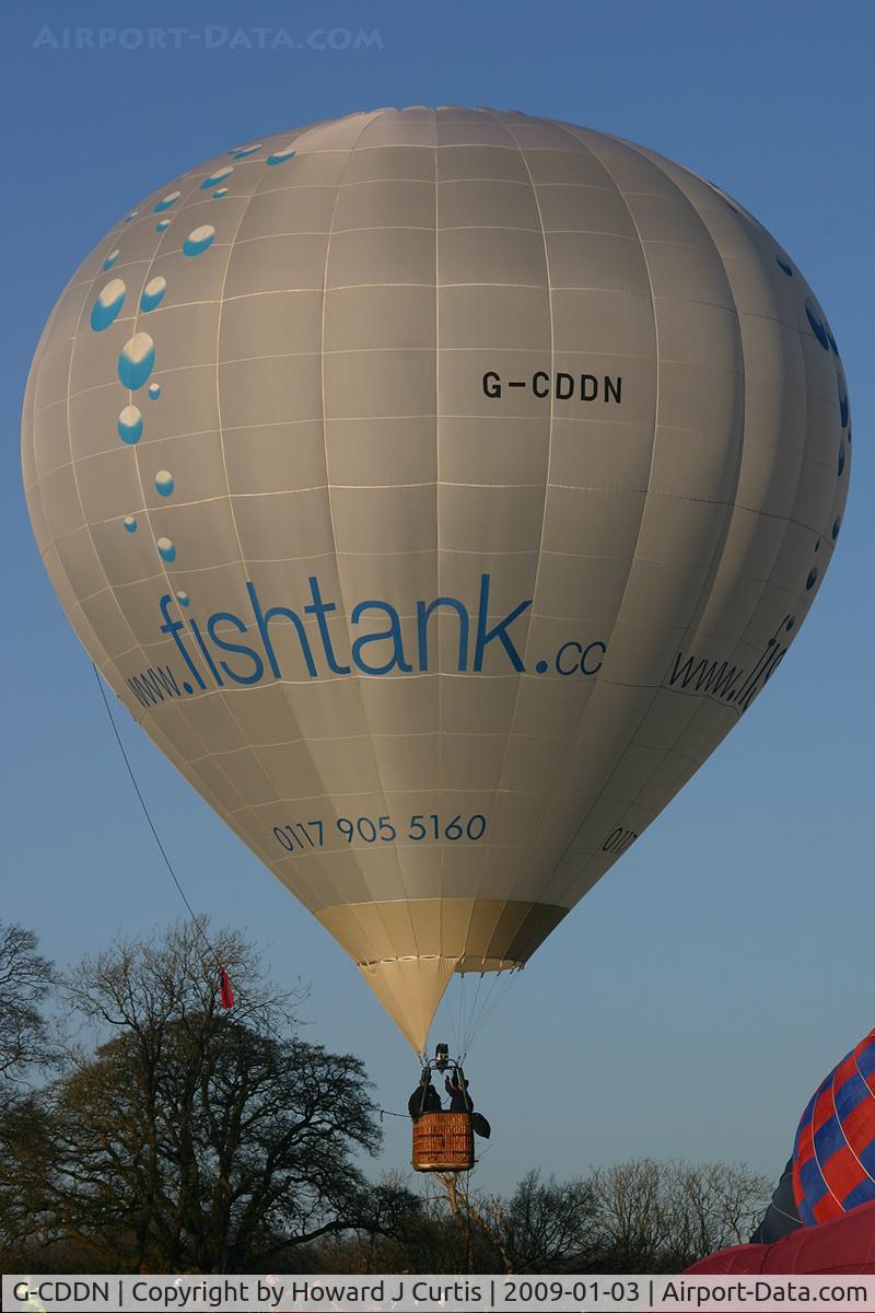 G-CDDN, 2003 Lindstrand LBL 90A C/N 903, Fishtank. At the Icicle Balloon Meet, Savernake.