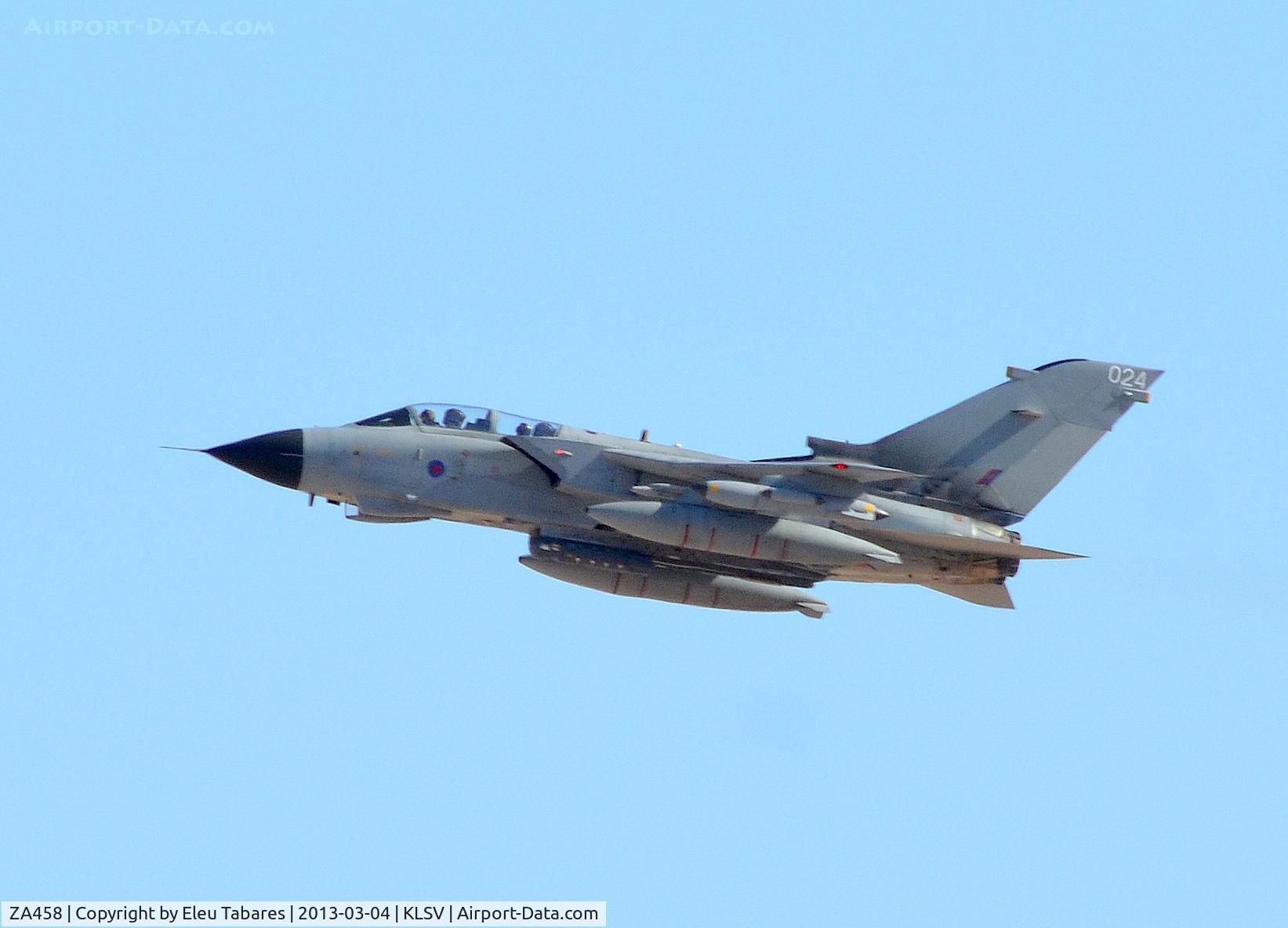 ZA458, 1983 Panavia Tornado GR.4 C/N BS088/262/3124, Taken during Red Flag Exercise at Nellis Air Force Base, Nevada.