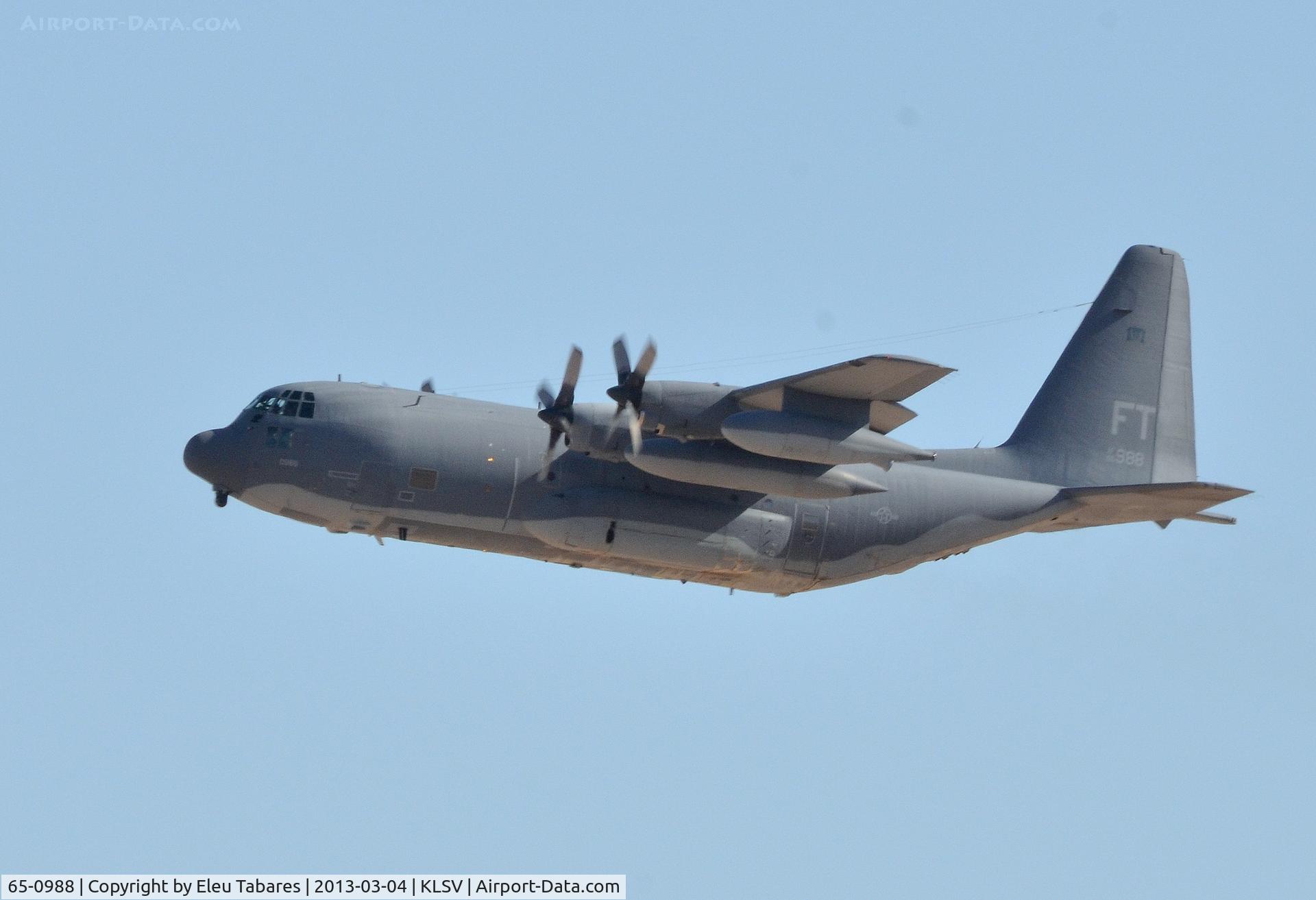 65-0988, 1965 Lockheed HC-130P Hercules C/N 382-4143, Taken during Red Flag Exercise at Nellis Air Force Base, Nevada.