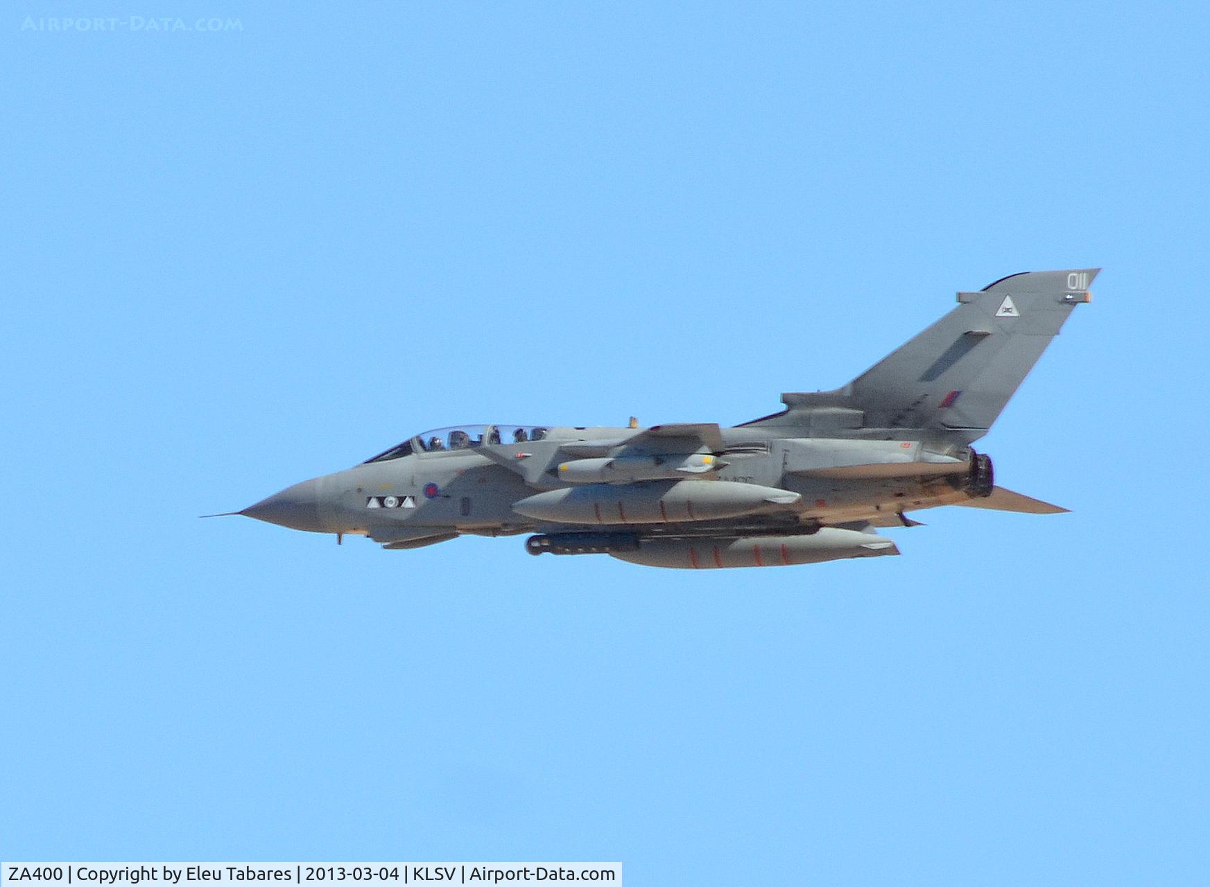 ZA400, 1982 Panavia Tornado GR.4A C/N 204/BS067/3099, Taken during Red Flag Exercise at Nellis Air Force Base, Nevada.