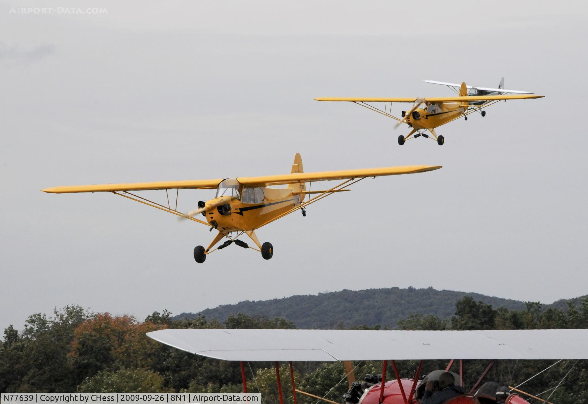 N77639, 1945 Piper J3C-65 Cub C/N 14930, Photographed at Golden Age Air Museum's Fall Fly-In.