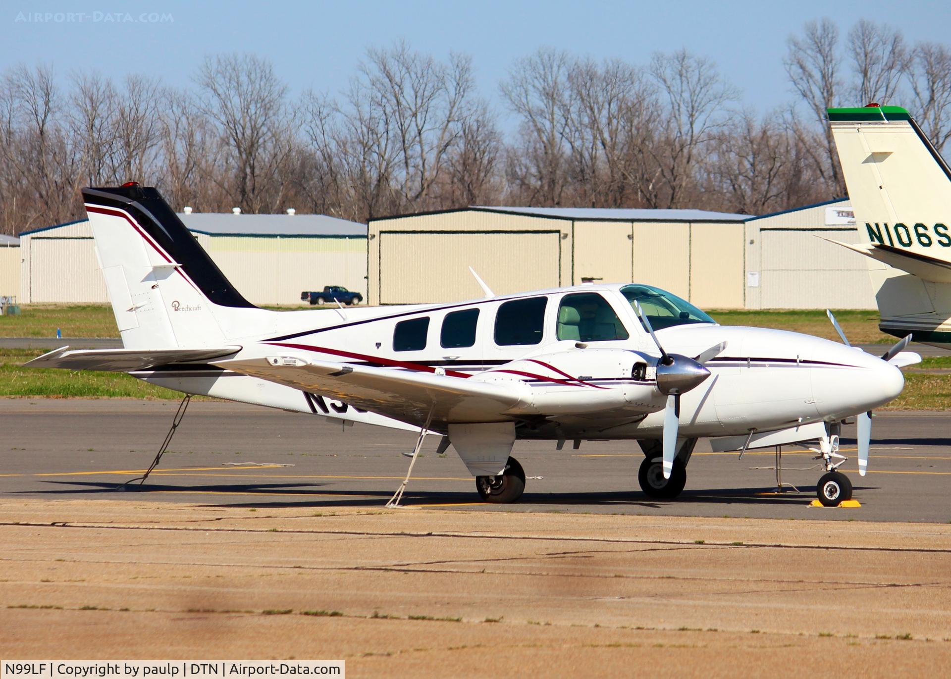 N99LF, 1981 Beech 58 Baron C/N TH-1261, At Downtown Shreveport.