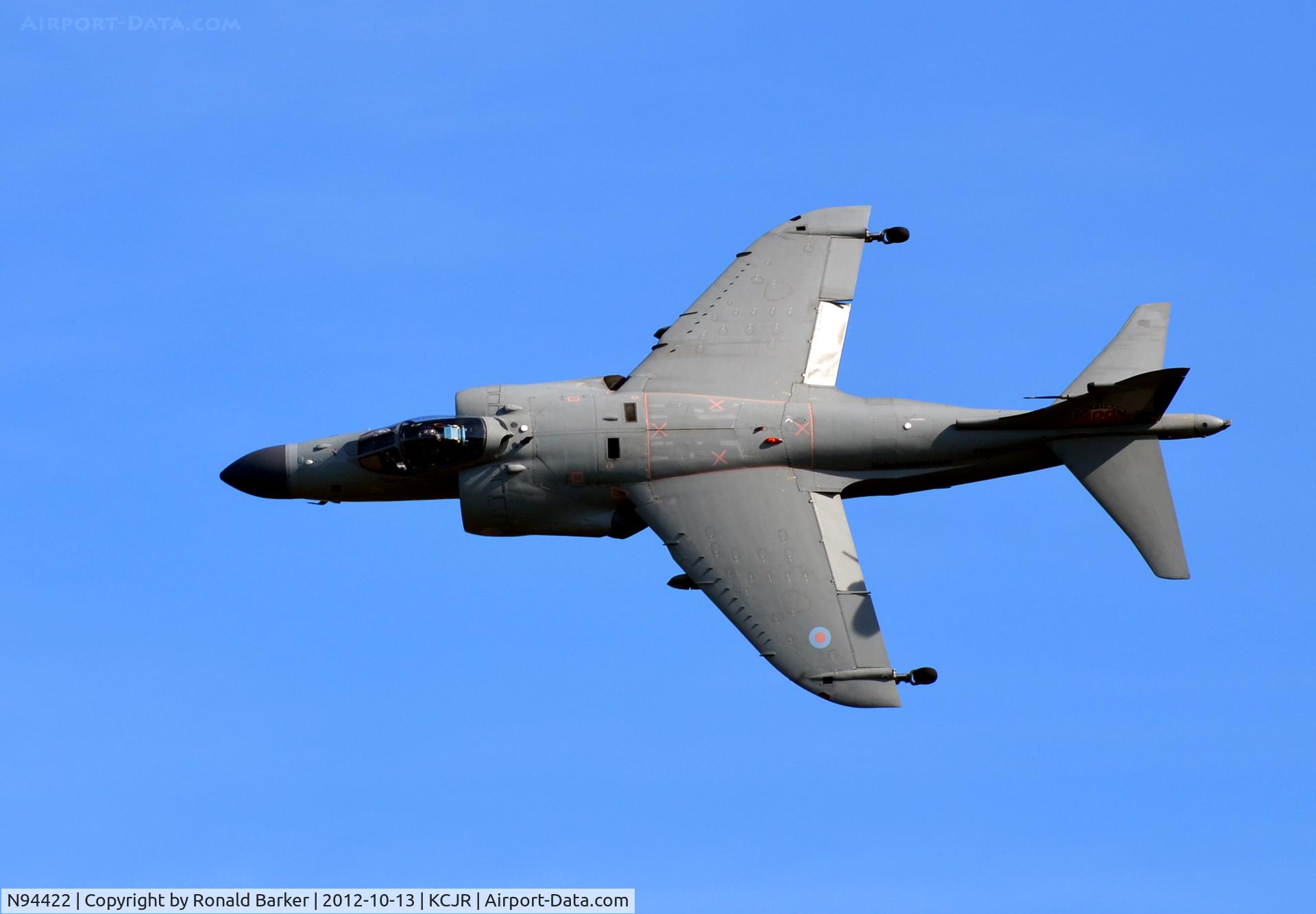 N94422, 1979 British Aerospace Sea Harrier F/A.2 C/N 41H-912002/DB2, Airshow - Culpeper Air Fest 2012