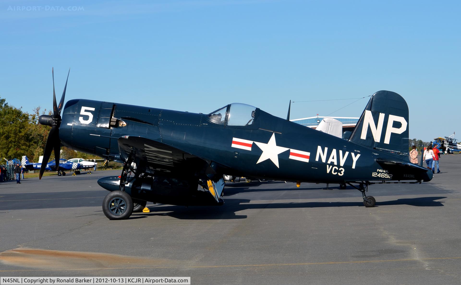N45NL, 1951 Vought F4U-5NL Corsair C/N 124692, Culpeper Air Fest 2012
