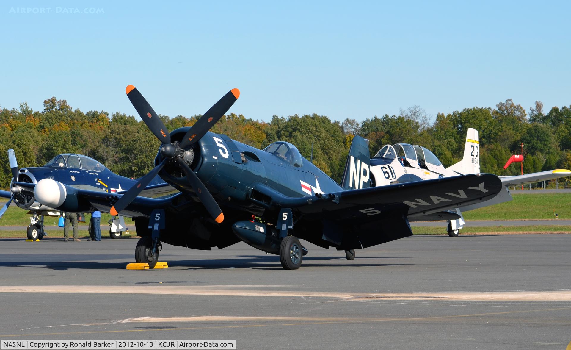 N45NL, 1951 Vought F4U-5NL Corsair C/N 124692, Culpeper Air Fest 2012
