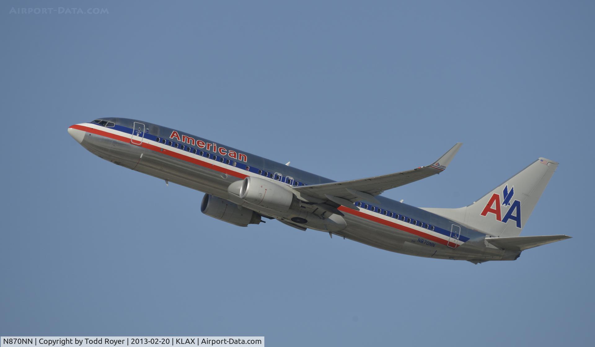N870NN, 2011 Boeing 737-823 C/N 40765, Departing LAX