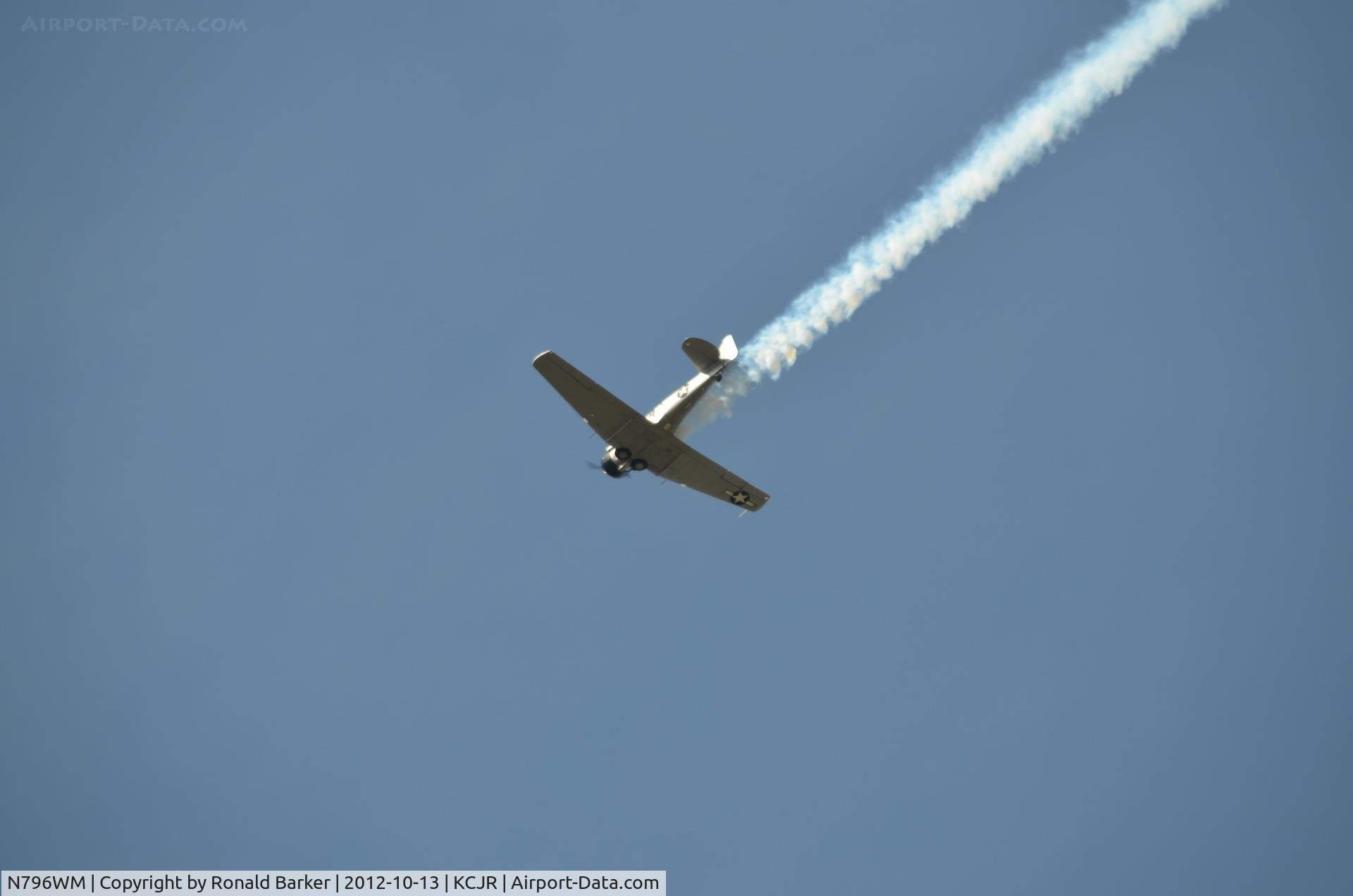 N796WM, 1943 North American AT-6D Texan C/N 88-15328, Flyby - Culpeper Air Fest 2012