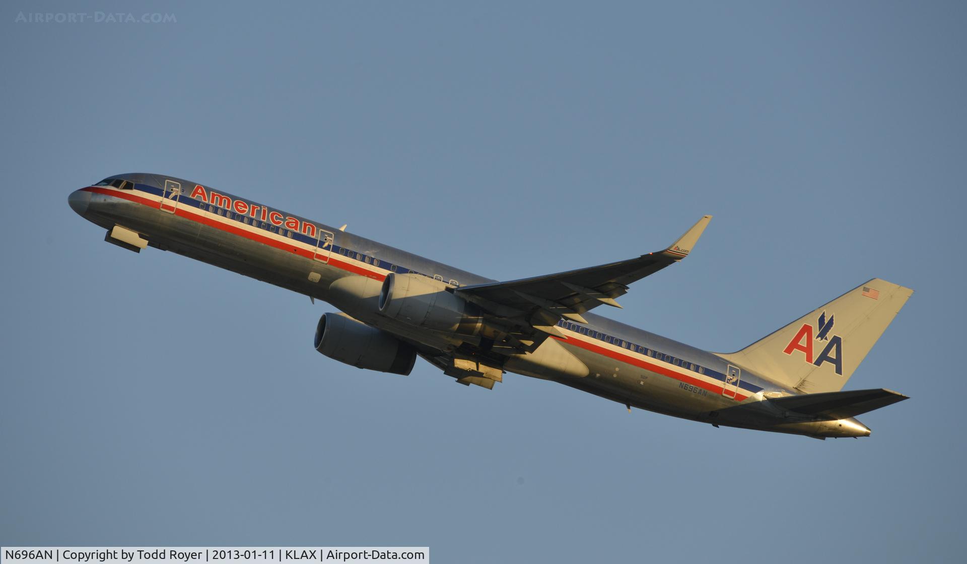 N696AN, 1994 Boeing 757-223 C/N 26976, Departing LAX