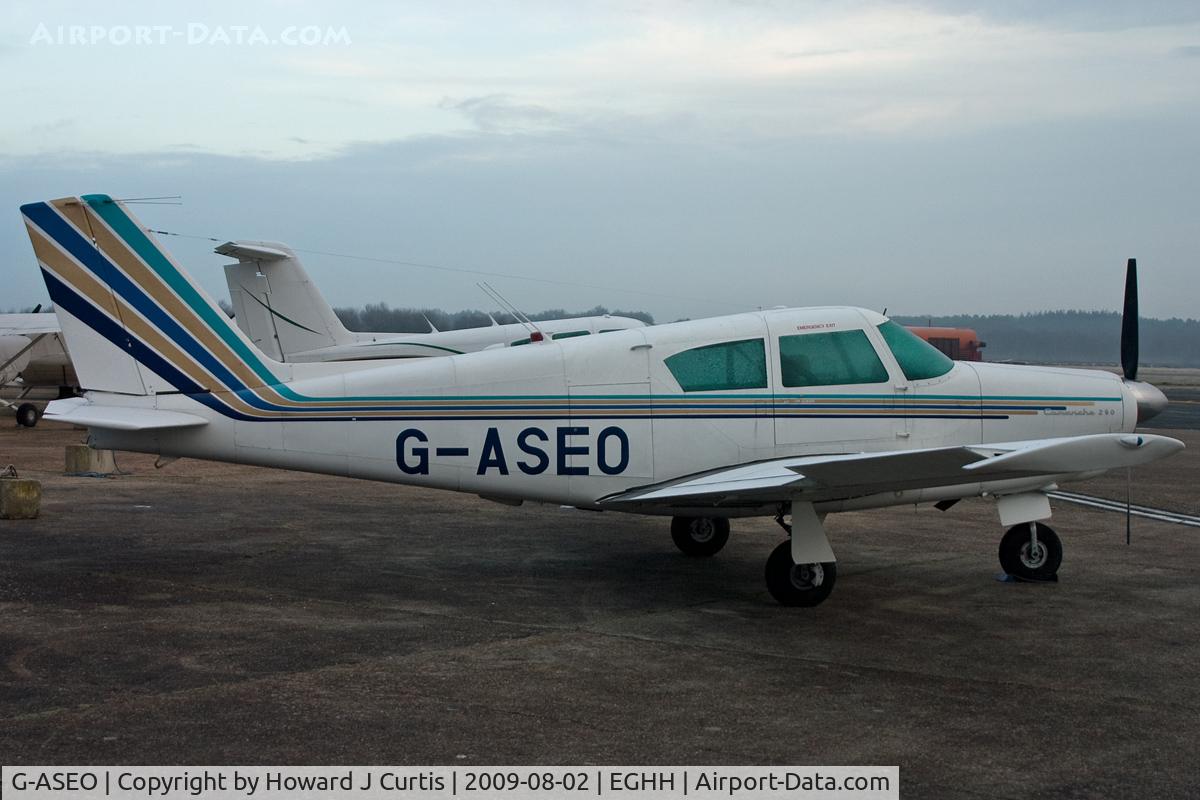 G-ASEO, 1962 Piper PA-24-250 Comanche C/N 24-3367, Privately owned.
