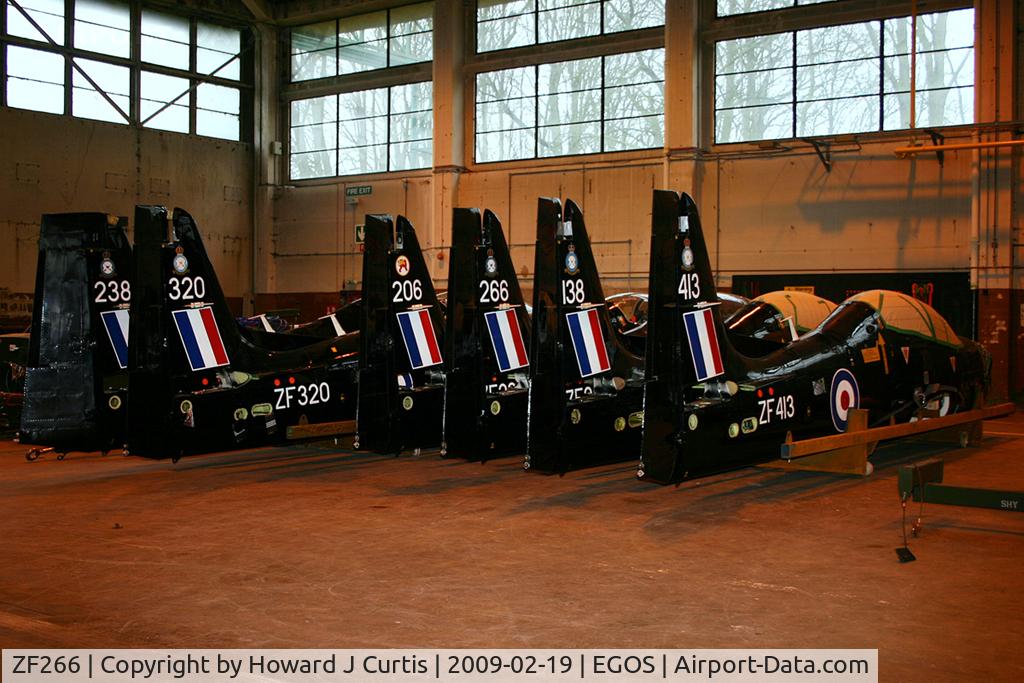 ZF266, 1990 Short S-312 Tucano T1 C/N S056/T50, Tucanos ZF238, ZF320, ZF206, ZF266, ZF138 and ZF413 all being prepared for export to the USA.