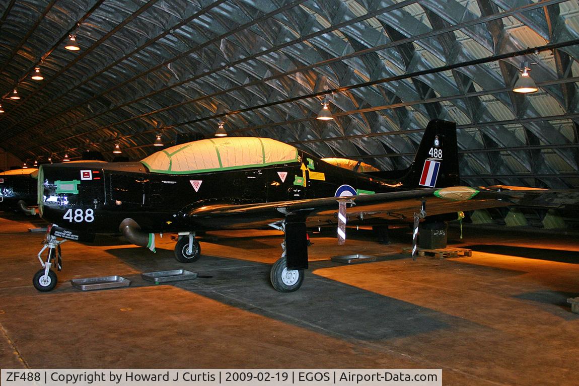 ZF488, 1992 Short S-312 Tucano T1 C/N S141/T112, In store here.