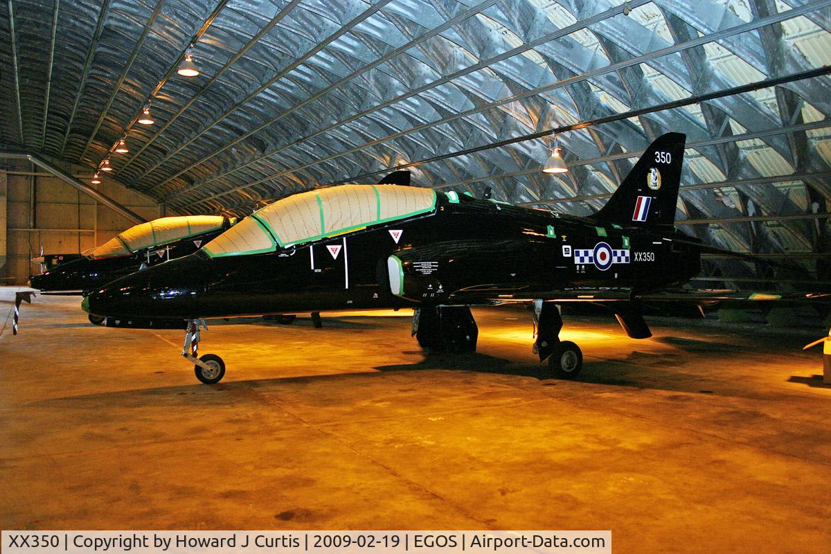 XX350, 1981 Hawker Siddeley Hawk T.1A C/N 199/312174, Ex 19(R) Squadron/4 FTS. In store here.