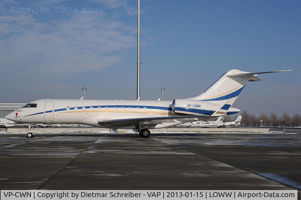 VP-CWN, 2008 Bombardier BD-700-1A10 Global 5000 C/N 9321, Globalexpress