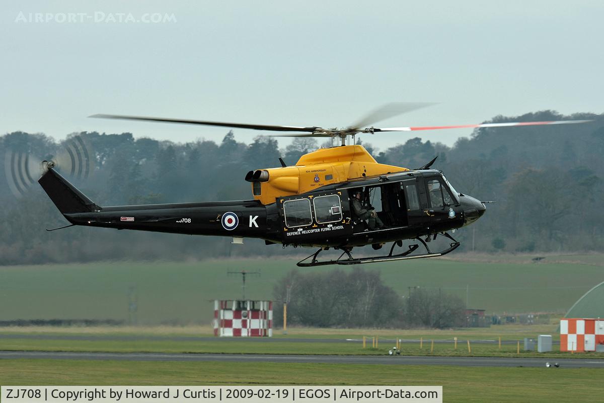 ZJ708, 2002 Bell 412EP Griffin HT1 C/N 36301, Operated by No.60(R) Sqn/DHFS, coded K.