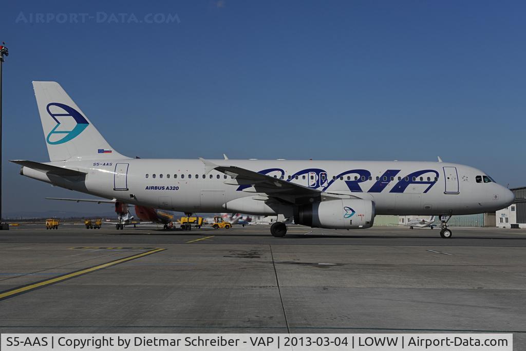 S5-AAS, 1993 Airbus A320-231 C/N 444, Adria Airways Airbus 320