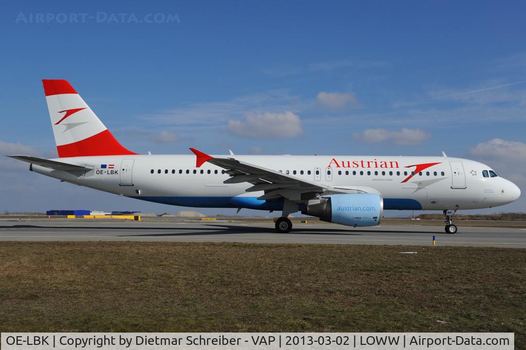 OE-LBK, 2003 Airbus A320-214 C/N 1931, Austrian Airlines Airbus 320