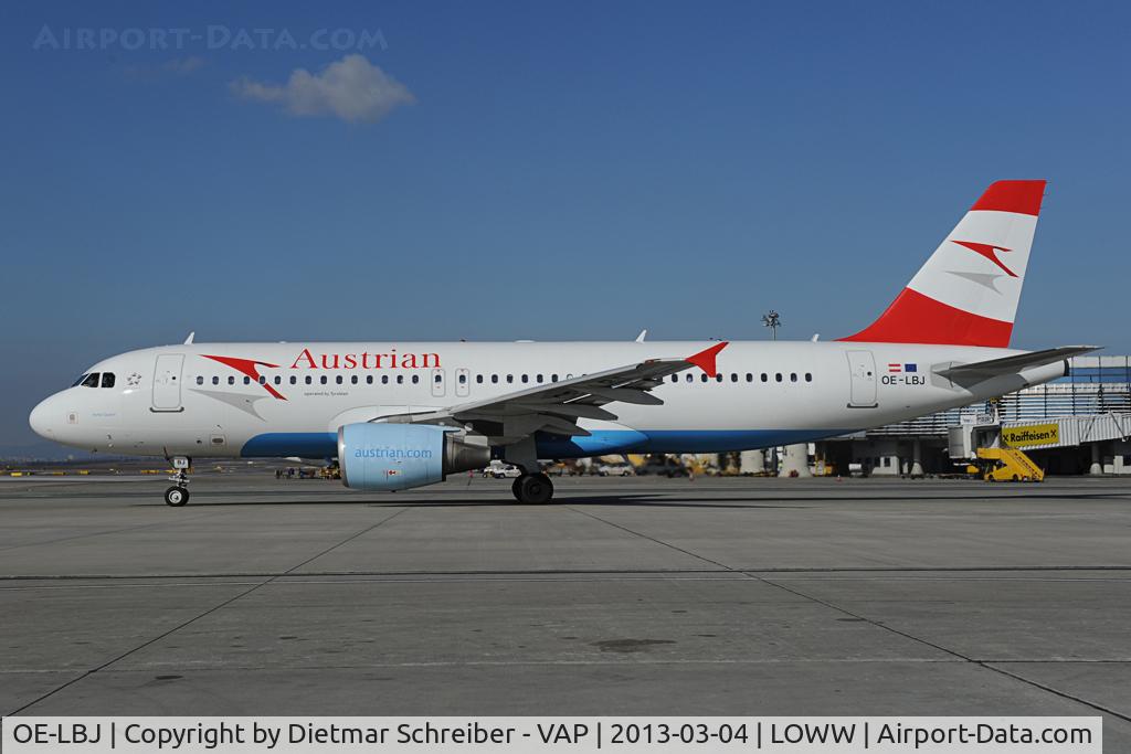 OE-LBJ, 2001 Airbus A320-214 C/N 1553, Austrian Airlines Airbus 320
