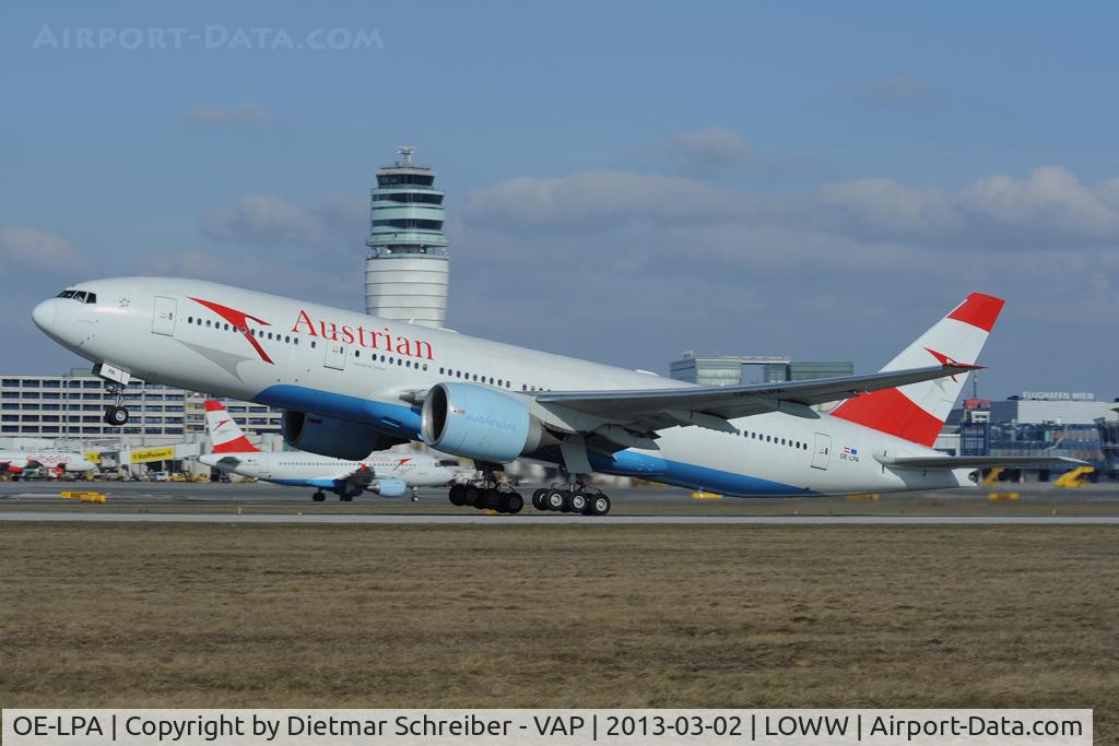 OE-LPA, 1997 Boeing 777-2Z9/ER C/N 28698, Austrian Airlines Boeing 777-200