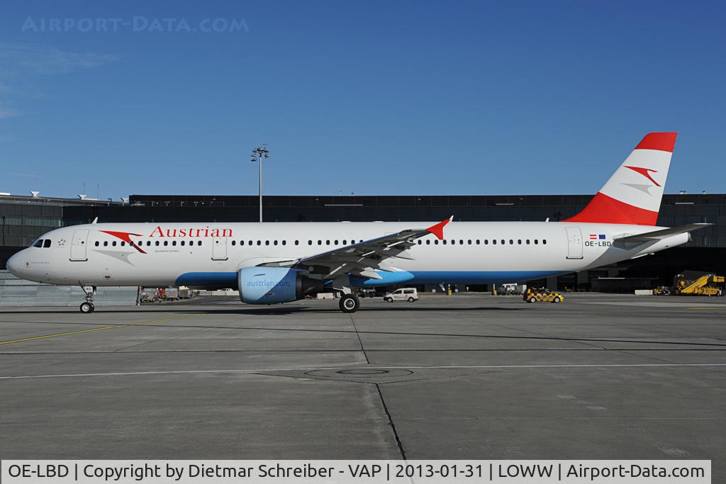 OE-LBD, 1998 Airbus A321-211 C/N 920, Austrian Airlines Airbus 321