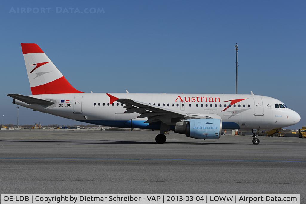 OE-LDB, 2004 Airbus A319-112 C/N 2174, Austrian Airlines Airbus 319