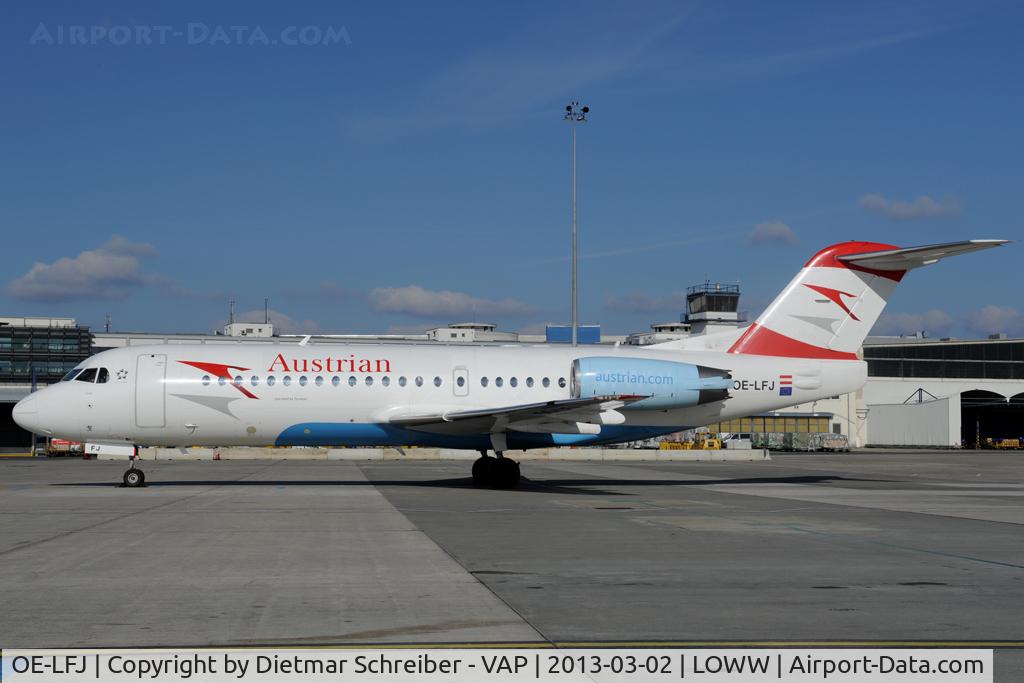 OE-LFJ, 1995 Fokker 70 (F-28-0070) C/N 11532, Austrian Airlines Fokker 70