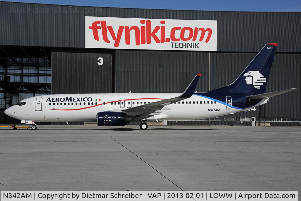 N342AM, 2005 Boeing 737-8Z9 C/N 34262, Aeromexico Boeing 737-800