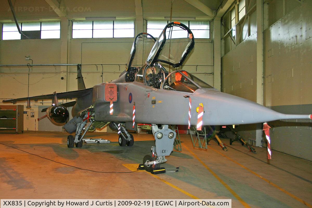 XX835, Sepecat Jaguar T.4 C/N B.23, EX, No 1 SoTT.