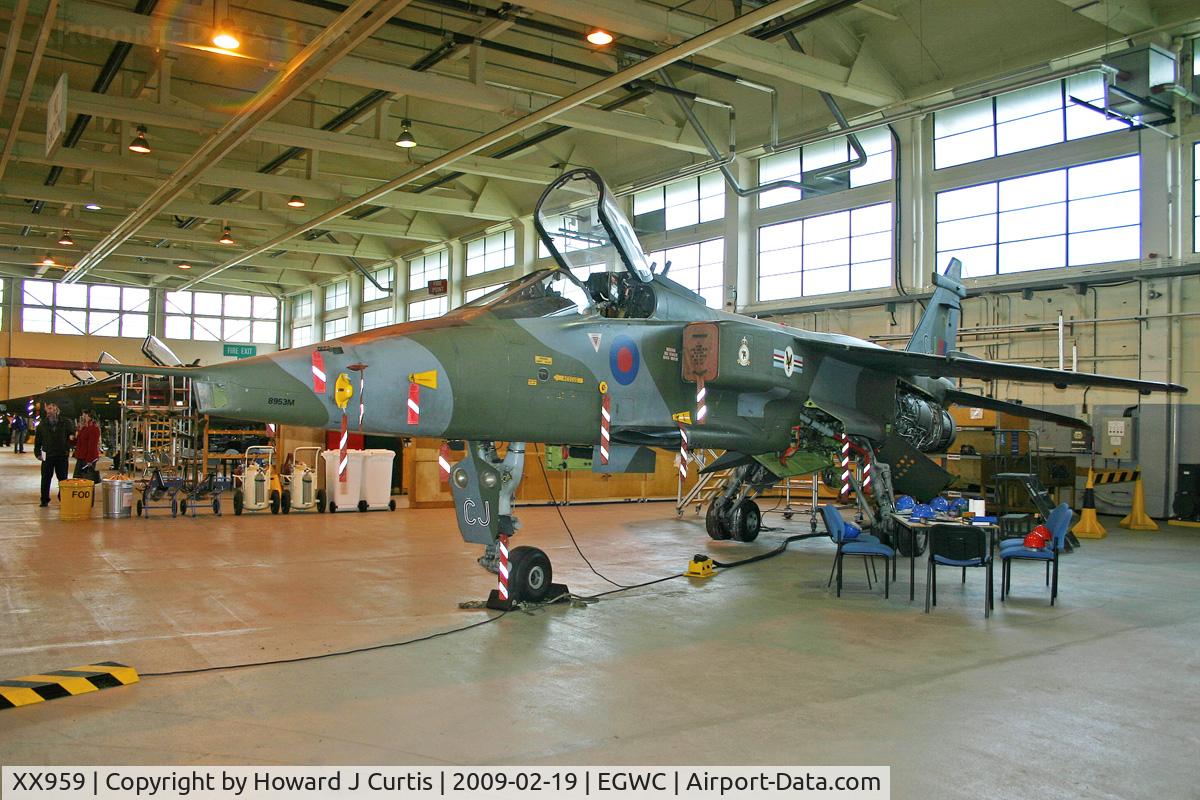 XX959, 1975 Sepecat Jaguar GR.1 C/N S.81, 8953M/CJ, No 1 SoTT.