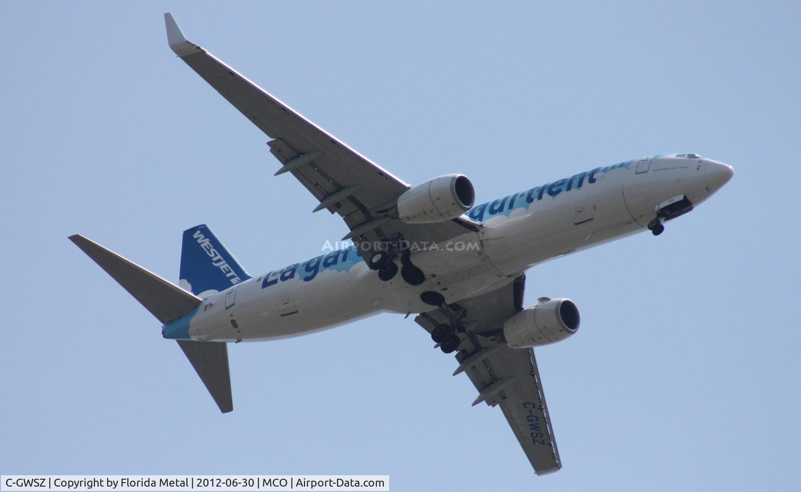 C-GWSZ, 2010 Boeing 737-8CT C/N 37092, West Jet 737-800