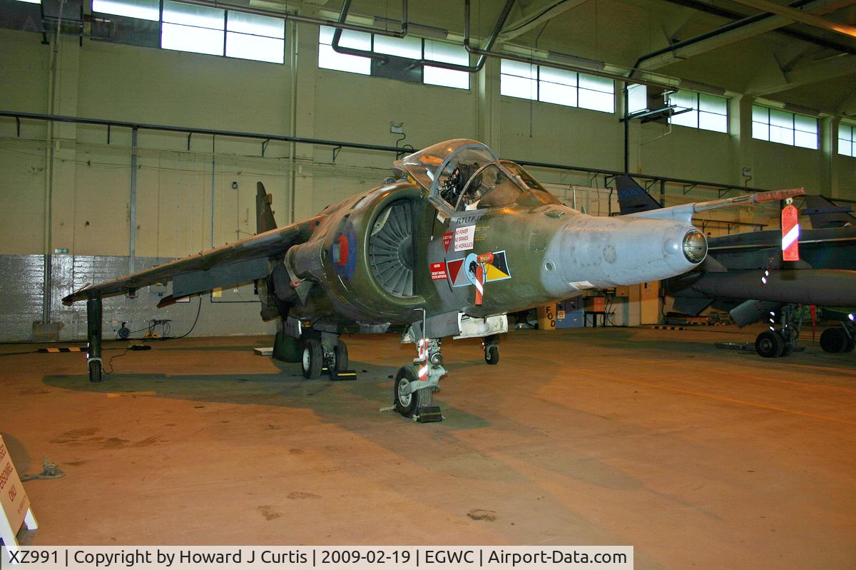 XZ991, 1981 British Aerospace Harrier GR.3 C/N 712214, 9162M/3A, No 1 SoTT.