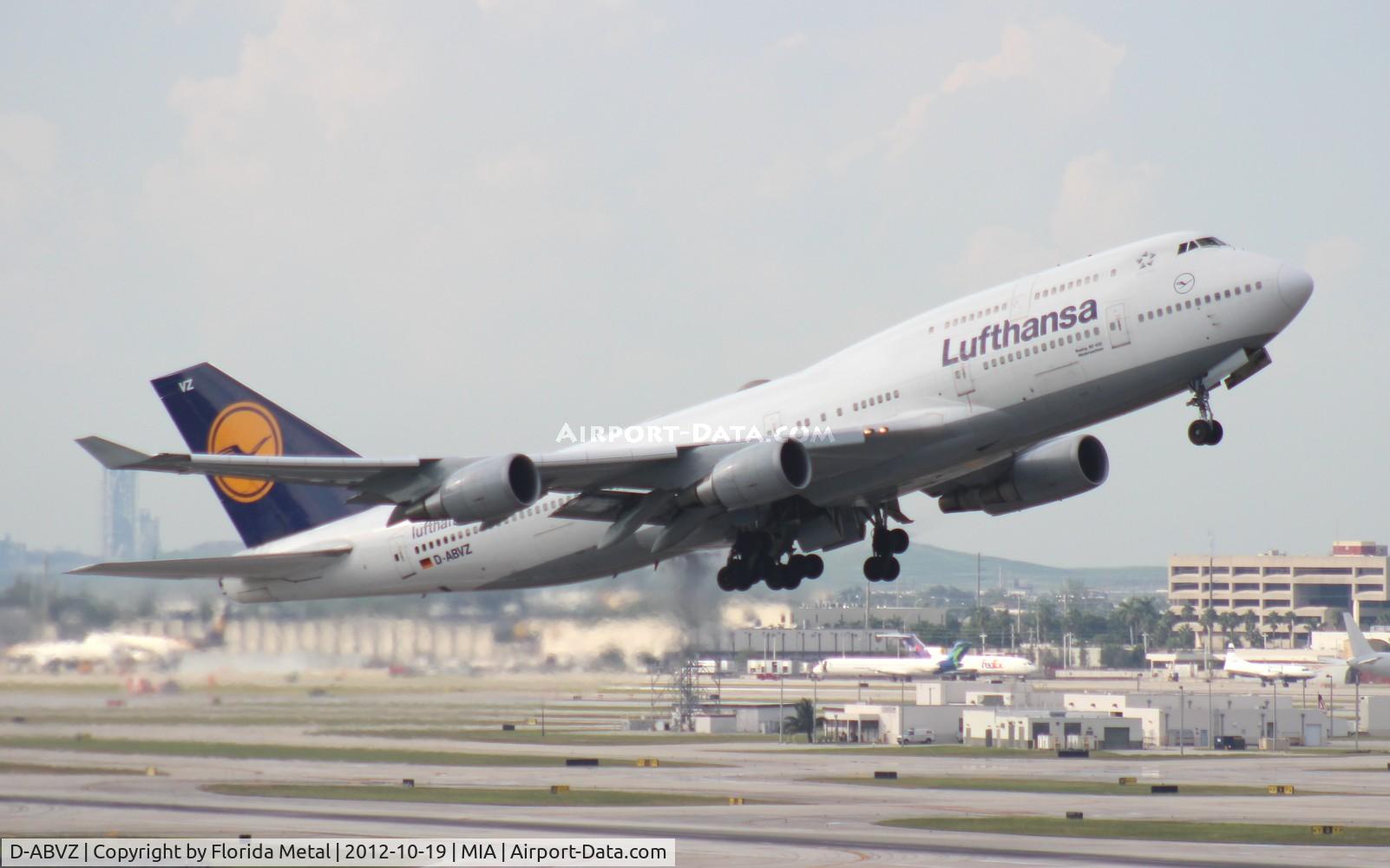 D-ABVZ, 2001 Boeing 747-430 C/N 29870, Lufthansa 747-400