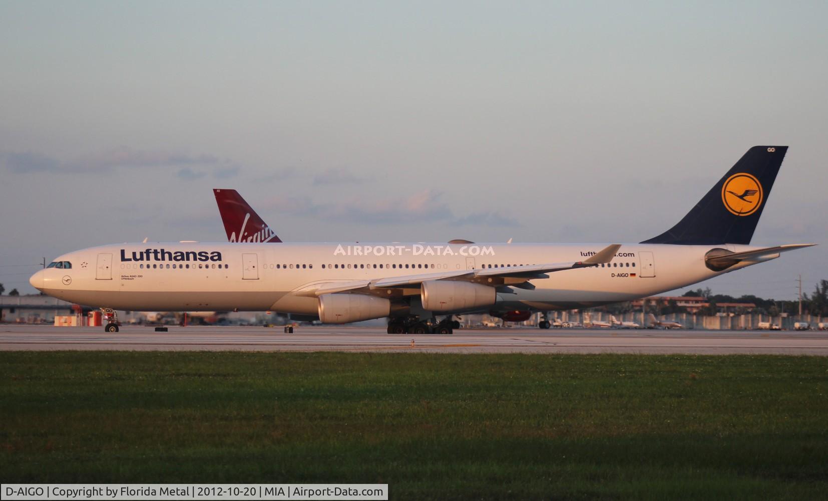 D-AIGO, 1998 Airbus A340-313X C/N 233, Lufthansa A340-300