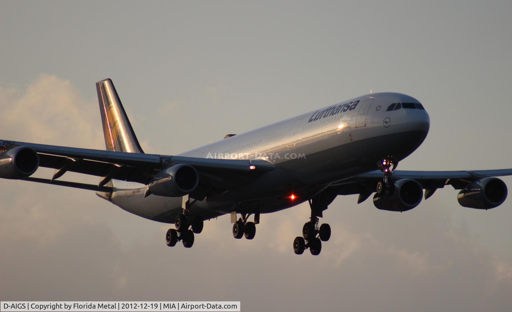 D-AIGS, 1999 Airbus A340-313 C/N 297, Lufthansa A340-300