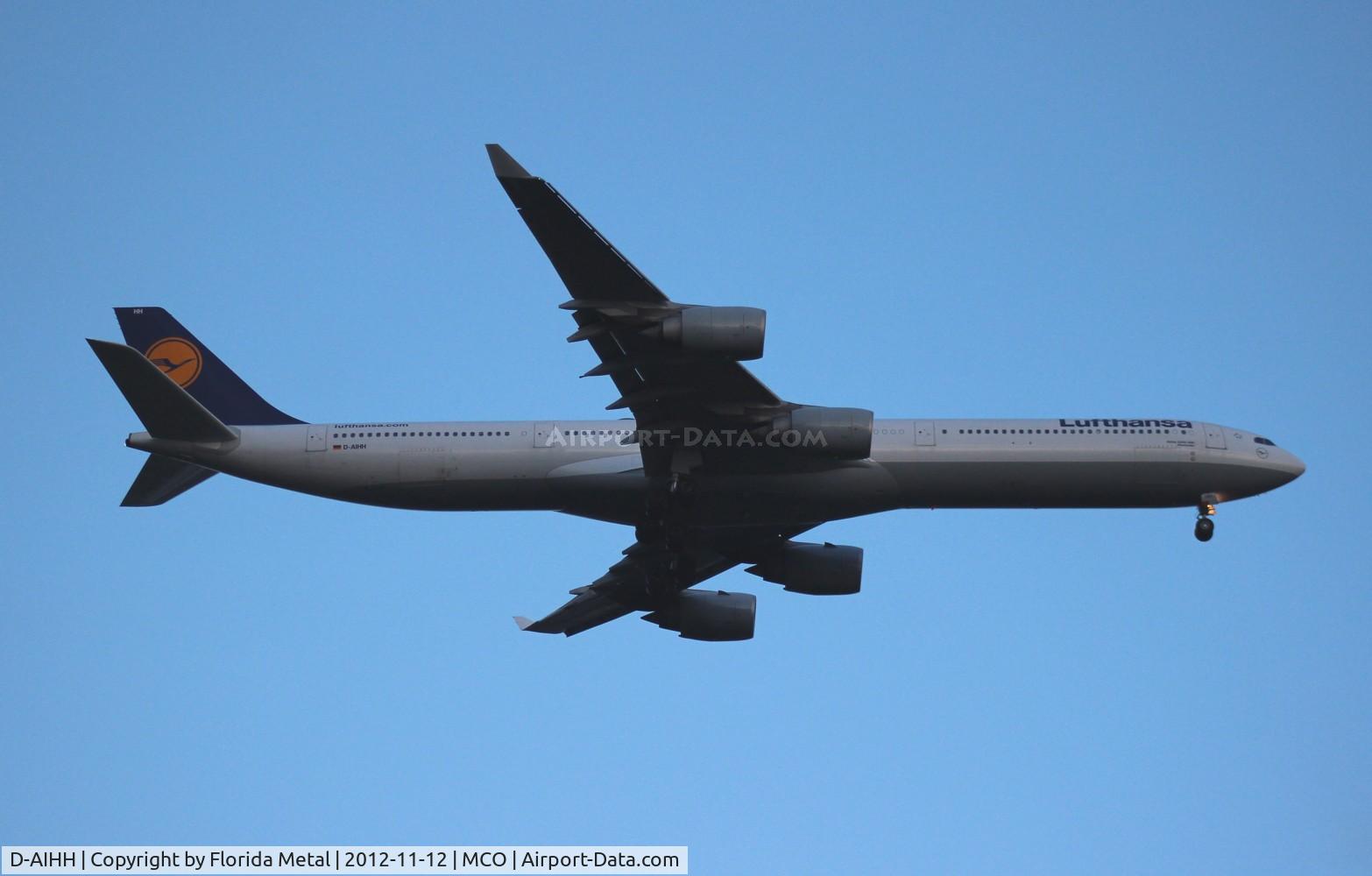 D-AIHH, 2004 Airbus A340-642 C/N 566, Lufthansa A340-600