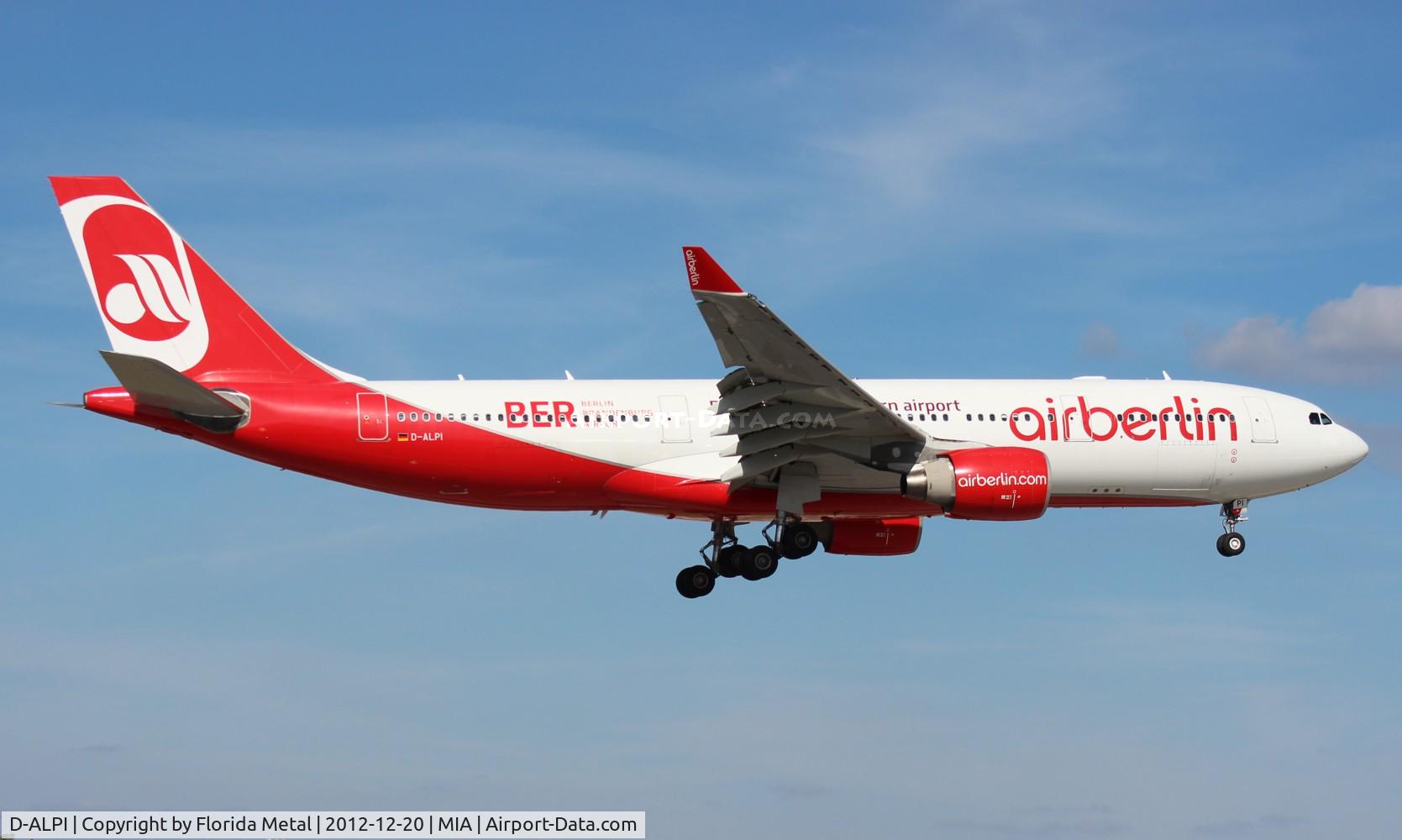 D-ALPI, 2007 Airbus A330-223 C/N 828, Air Berlin A330