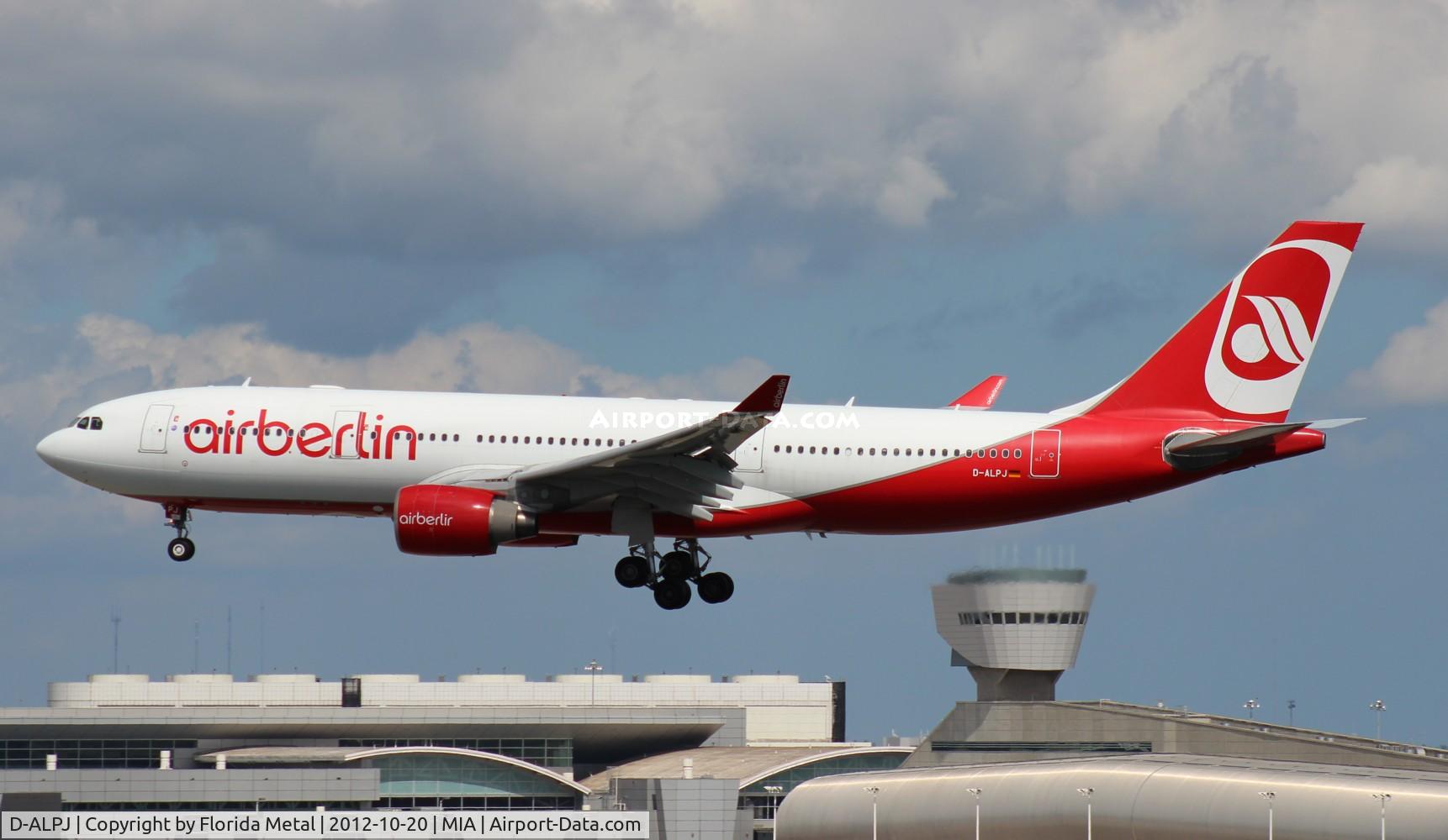D-ALPJ, 2008 Airbus A330-223 C/N 0911, Air Berlin A330