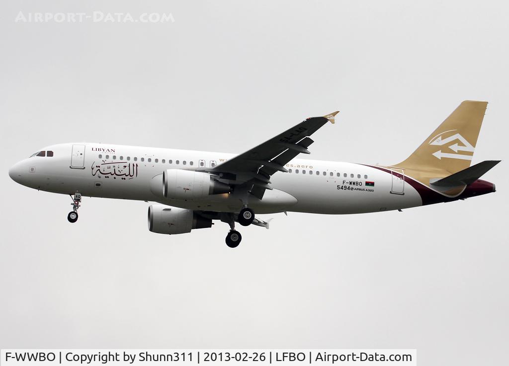 F-WWBO, 2013 Airbus A320-214 C/N 5494, C/n 5494 - To be 5A-LAQ