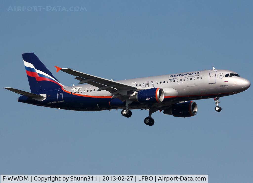 F-WWDM, 2013 Airbus A320-214 C/N 5536, C/n 5536 - To be VP-BJA