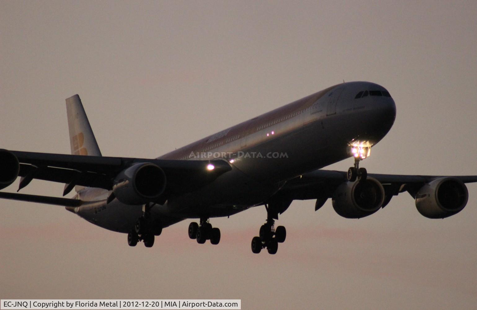 EC-JNQ, 2005 Airbus A340-642 C/N 727, Iberia A340-600