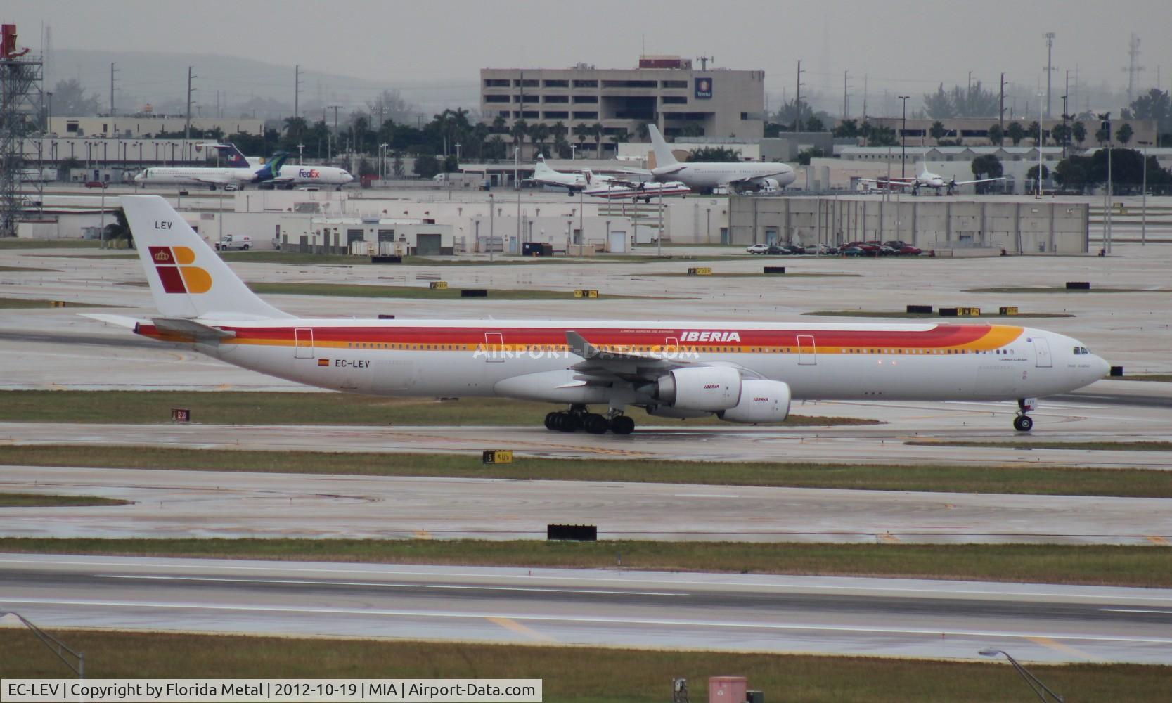 EC-LEV, 2010 Airbus A340-642 C/N 1079, Iberia A340-600