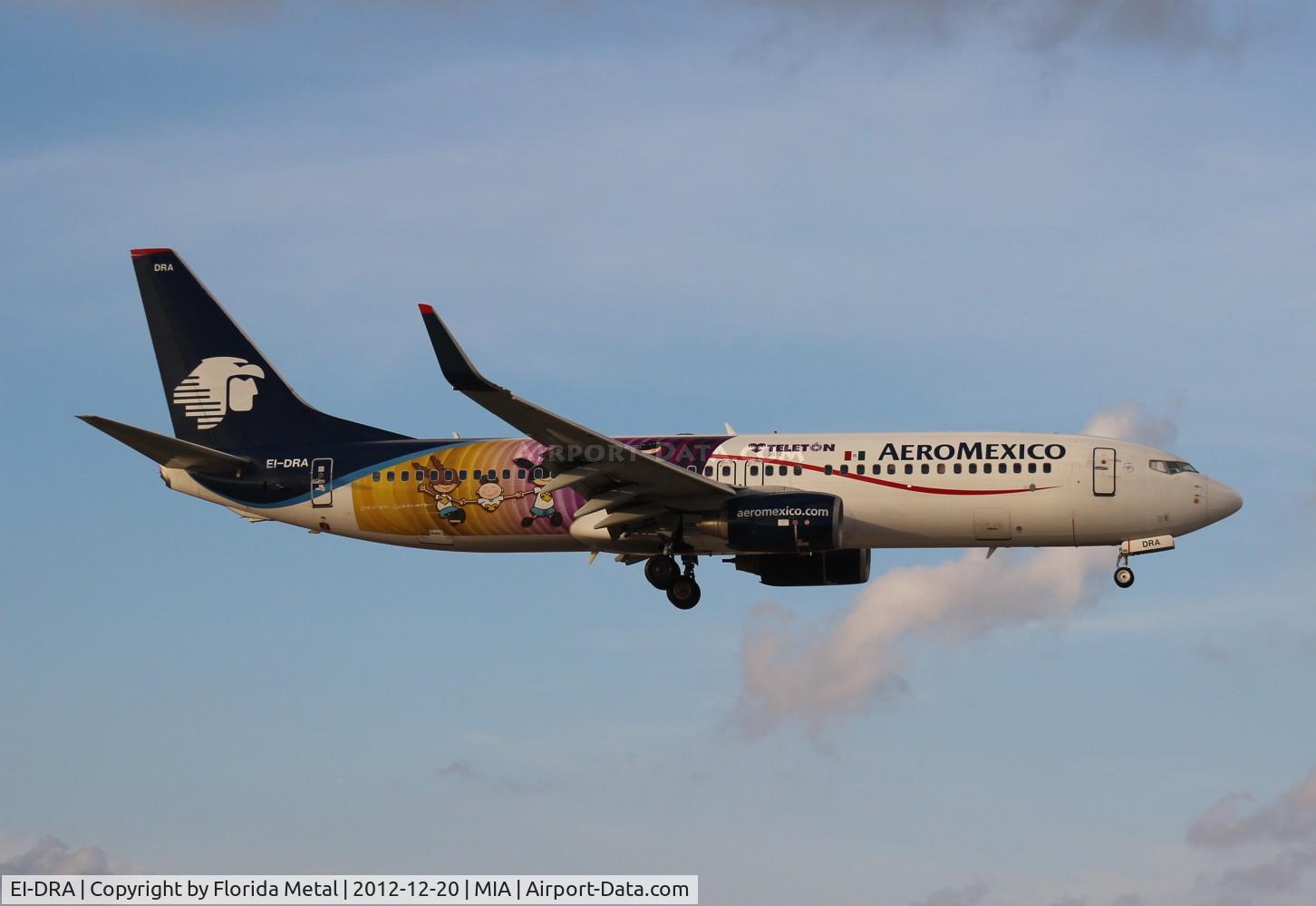 EI-DRA, 2006 Boeing 737-852 C/N 35114, Aeromexico Teleton special colors