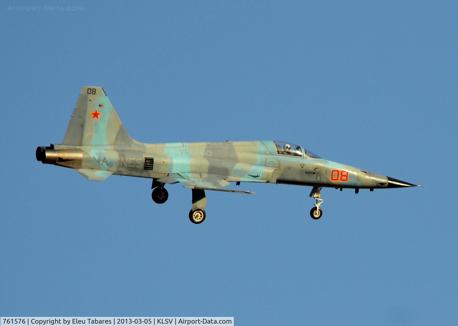 761576, Northrop F-5N Tiger II C/N L.1051, Taken during Red Flag Exercise at Nellis Air Force Base, Nevada.