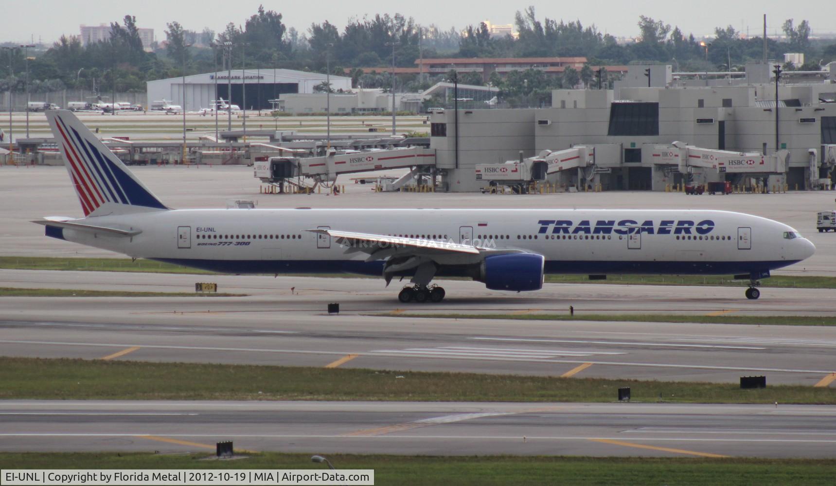 EI-UNL, 1998 Boeing 777-312 C/N 28515, Transaero 777-300